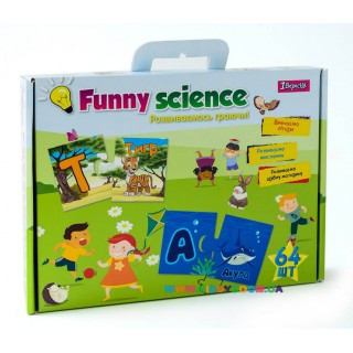 Набор карточек Funny science "Украинский алфавит" 1 вересня (953054)