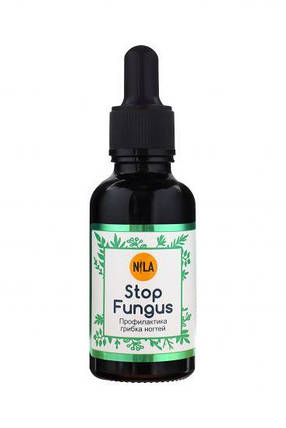 Nila Stop Fungus Профілактика грибка нігтів, скло + піпетка, 30 мл, фото 1