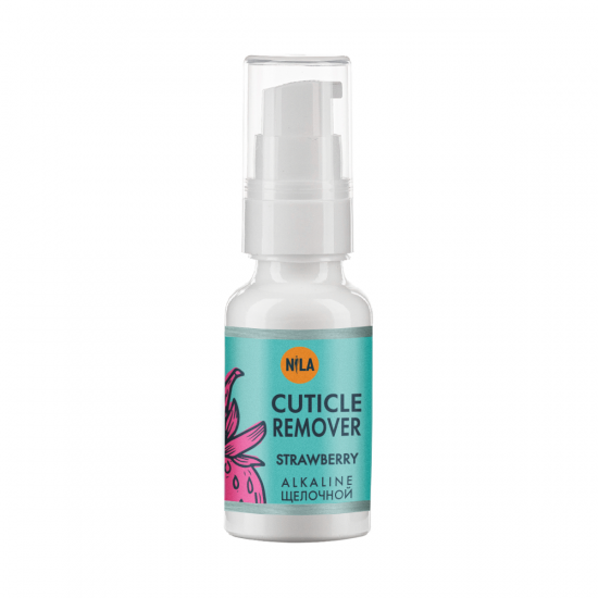 Nila Cuticle Remover ремувер для видалення кутикул лужний Полуниця, пластик+дозатор, 30мл