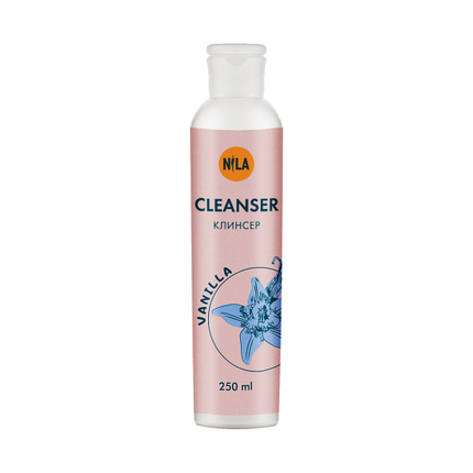 Nila Cleanser Засіб для зняття липкого шару Ваніль, 250мл, фото 1
