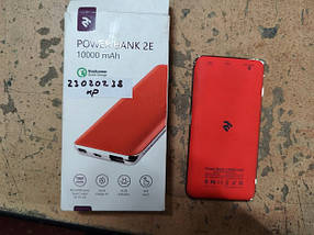 Зовнішній акумулятор 2E 2E-PB1036AQC-Red 10000 mAh No 23020238