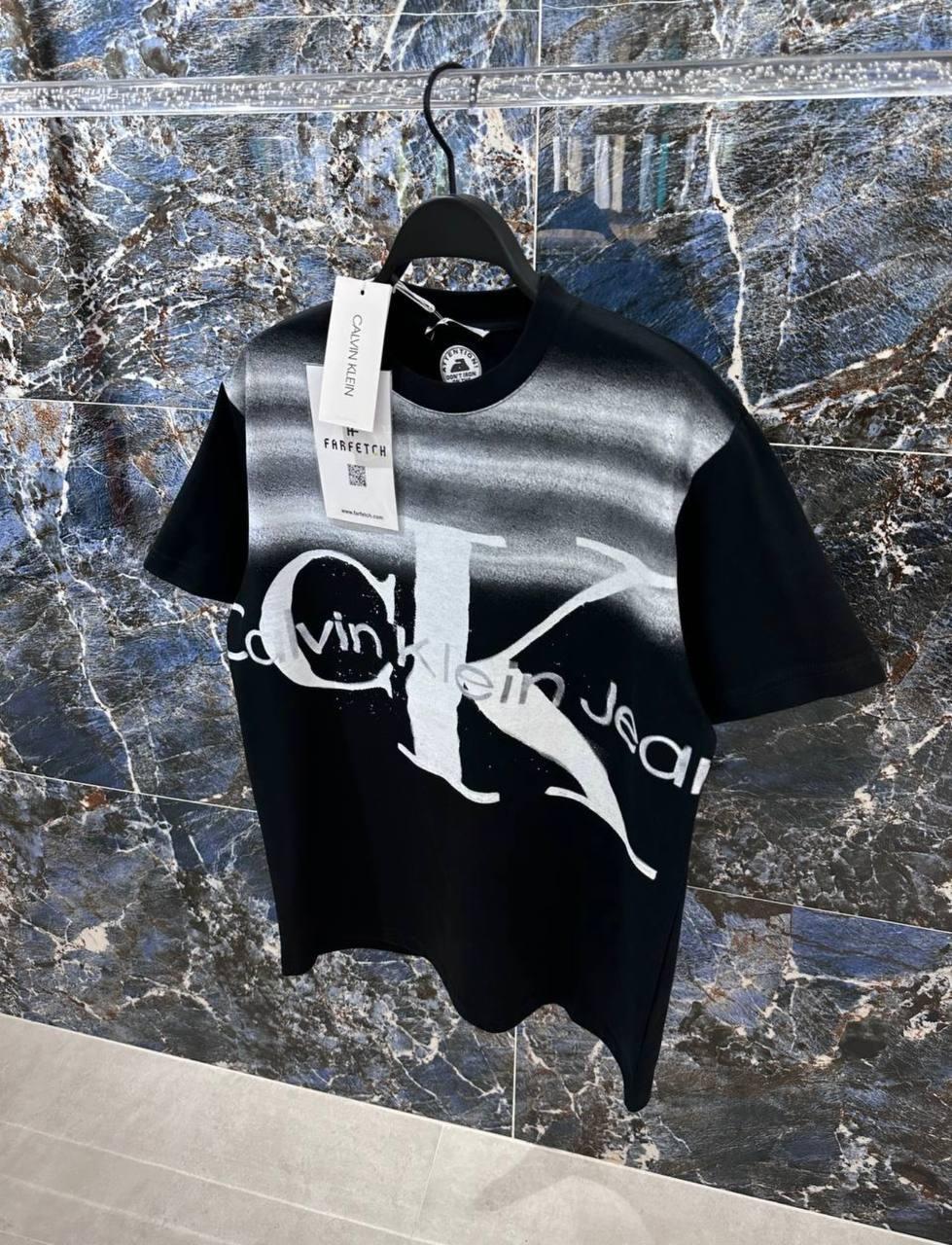 Чоловіча футболка Calvin Klein D11073 чорна S, М, L, фото 1