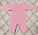 Чоловічок для новонароджених з начосом Мікі, р. 56 рожевий, фото 3