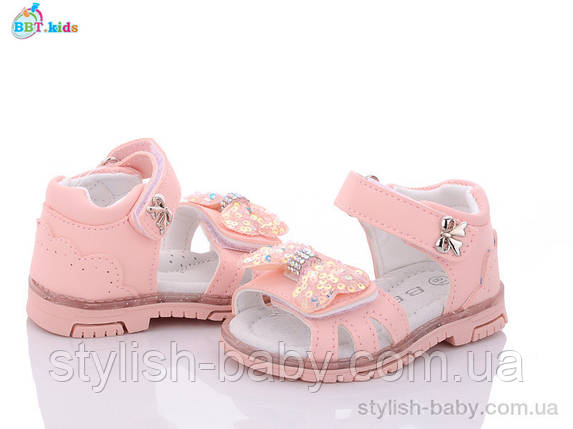 Дитяче літнє взуття гуртом. Дитячі босоніжки 2023 бренда BBT Kids для дівчаток (рр. з 18 по 23), фото 1