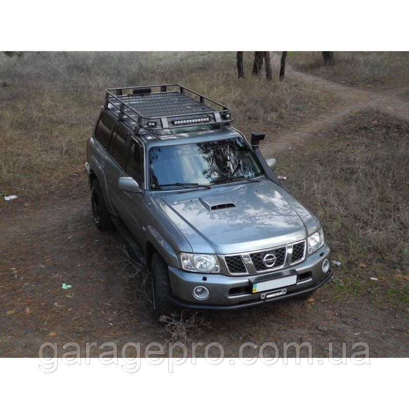 Експедиційний багажник на дах позашляховика Nissan Patrol Y61 (2200х1250 мм)