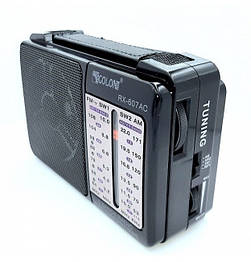 Радіоприймач GOLON RX-607AC (мережа 220 В, батарейки)