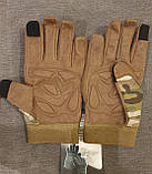 Рукавички тактичні Texar Combat Multicam, фото 6