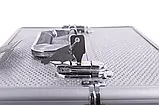 Валіза кейс для косметики майстра манікюру SUNONE XL SILVER, фото 6