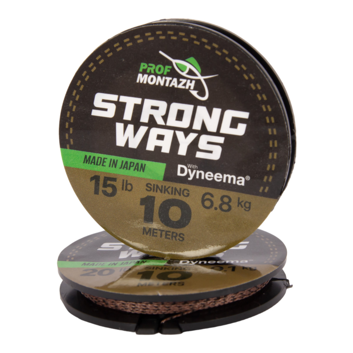 Поводочний матеріал Profmontazh Strong Ways Black Brown 20Lb 9.1кг