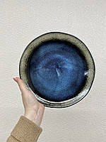 Тарелка керамическая Голден-бей 27 см круглая \керамика большая тарелка обеденная