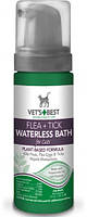 Vet's Best Flea & Tick Waterless Bath for Cats моющая пена для кошек от блох, клещей и москитов 147 мл