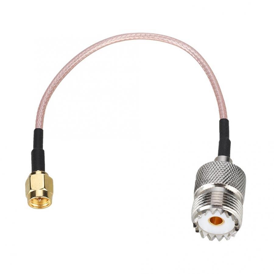 Кабель антенний пігтейл SMA Male - UHF Female 10 см (SO-239, PL-259) RG-316 адаптер перехідник подовжувач