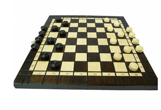 Набір шахи+шашки Madon 165А малі 35см х 35см, фото 3