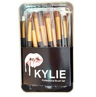 Набор профессиональных больших кистей для макияжа Kylie professional brush set, цена улет