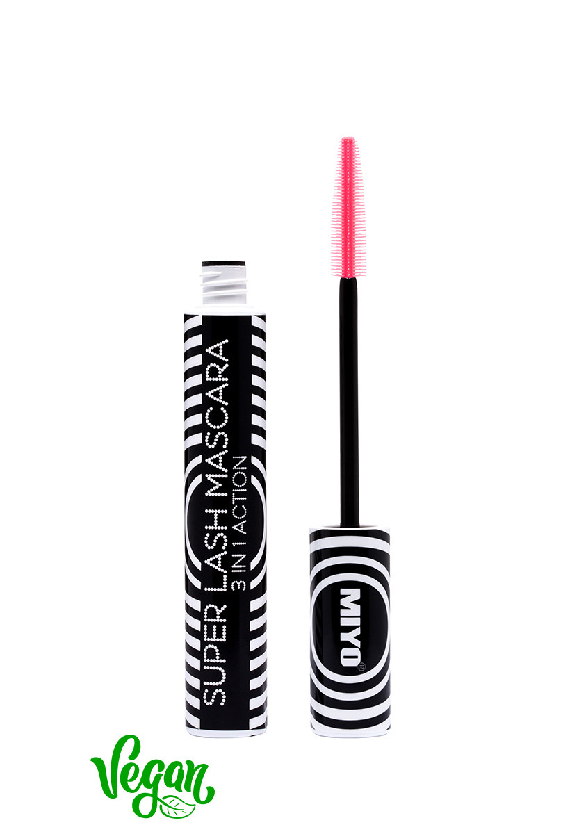Туш для вій "Super Lash Mascara 3 in 1 Action" Miyo 10 мл