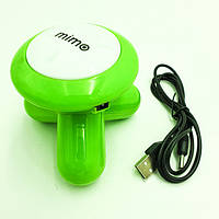 Мультифункциональный ручной мини массажер вибромассажер Mimo Usb зеленый , цена улет