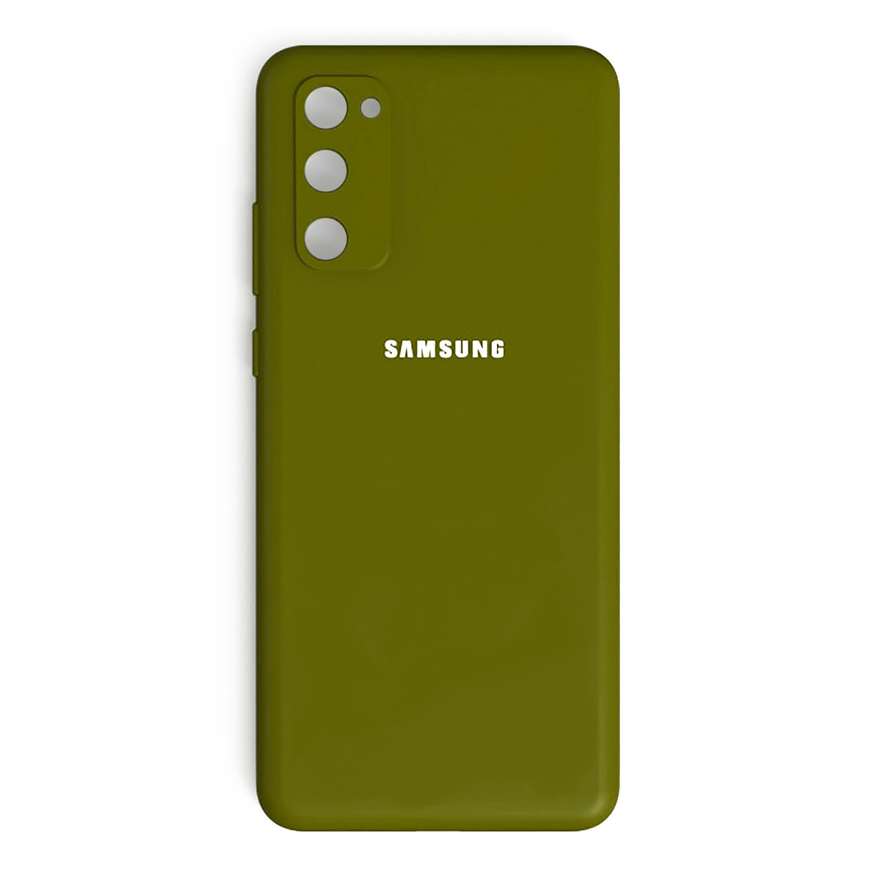 Чохол Silicone Case Premium для Samsung S20 FE Khaki (Закритий низ)
