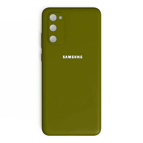 Чохол Silicone Case Premium для Samsung S20 FE Khaki (Закритий низ), фото 1