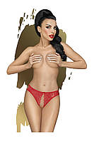 Трусики-тонг сдоступом Penthouse Naughty Valentine Red, S/M, M/L, L/XL