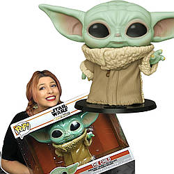 Велика фігурка Фанко Поп Малюк Грогу Йода 30 см. Мандалорець Funko Star Wars Grogu 49757
