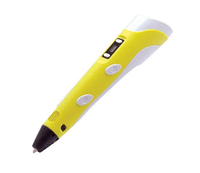3D ручка с LCD дисплеем Smart 3D pen-2 ЖЕЛТАЯ, цена улет