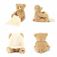 Мишка Пикабу интерактивная говорящая мягкая игрушка медвежонок 30см коричневый, цена улет