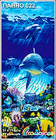 Панно 022 Дельфіни Схема на тканині для вишивки для вишивки (Кольорова)