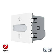 Розумний механізм сенсорний прохідний димер Livolo білий ZigBee (VL-FC1SDZ-2WP)