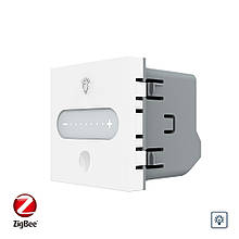 Розумний механізм сенсорний димер Livolo білий ZigBee (VL-FC1DZ-2WP)