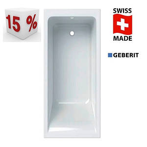 Ванна з литтявого акрилу 170х70 Geberit Selnova Square Швейцарія