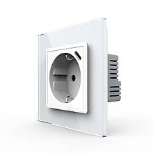 Електрична розетка з портом USB-C Livolo білий (VL-C7CTF16A.UC18W-2WP)