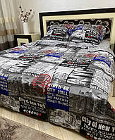 Постільна білизна 100% бавовна/напівторний комплект постільної білизни/Бязь gold люкс