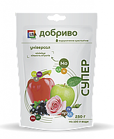 Универсал. Супер Удобрение водорастворимое кристаллическое 250г