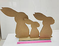 Кролики на подставке для декупажа