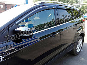 Дефлектори вікон (вітровики) Ford Kuga 2013-2020 (Hic)