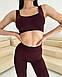 Безшовні легінси M, Марсала, фото 2