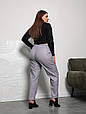 Брюки Бонні з еко шкіри лаванда (50-64), фото 4