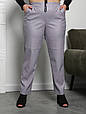 Брюки Бонні з еко шкіри лаванда (50-64), фото 5