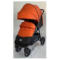 Коляска дитяча літня ME 1024 X4 Orange Lines прогулянкова