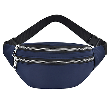 Сумка на пояс на 2 відділа/ Бананка через плече / Поясна сумка спортивна / Сумка бананка міська