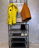 Универсальная вешалка для одежды стойка напольная для обуви New simple floor clothes rack size 60X29.5X151 см