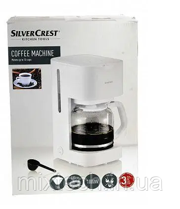 Кофеварка капельная Silver Crest SKMK-1000-A1-White 1000 Вт белая - фото 2 - id-p1811883943