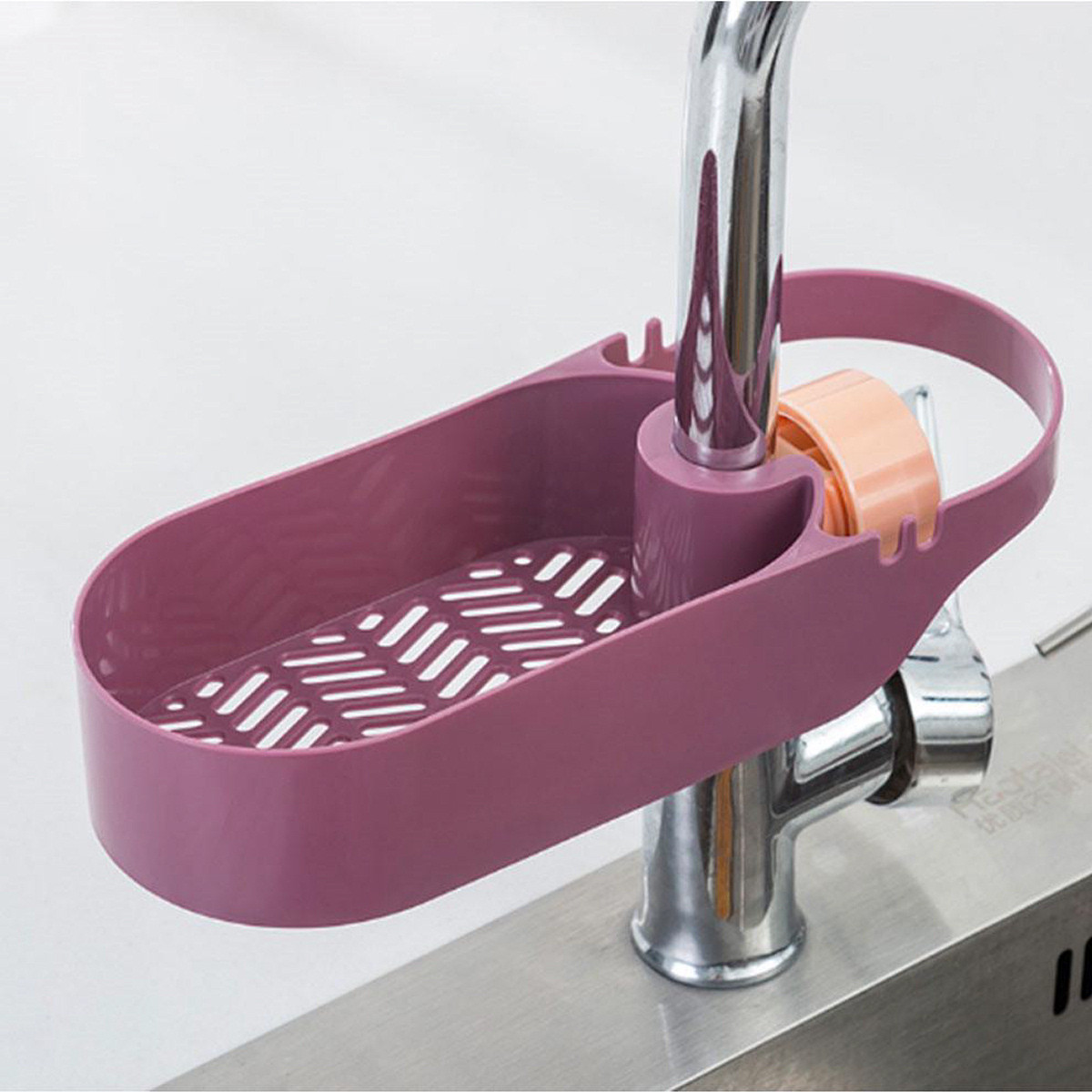 Тримач на кран для мила губки ганчірки STENSON 25 х 9.5 х 5 см (TL00154)