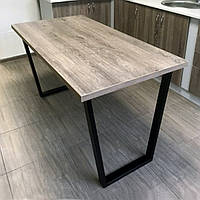 Стол обеденный, кухонный БІНГО Лайт с металлическими ножками ТМ Металл Дизайн 1150х750 мм, Золото/металлик + ДСП