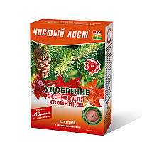 Удобрение кристаллическое для хвойников осеннее Чистый Лист 300 г