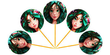 "Лісова Дівчина" - Топпери