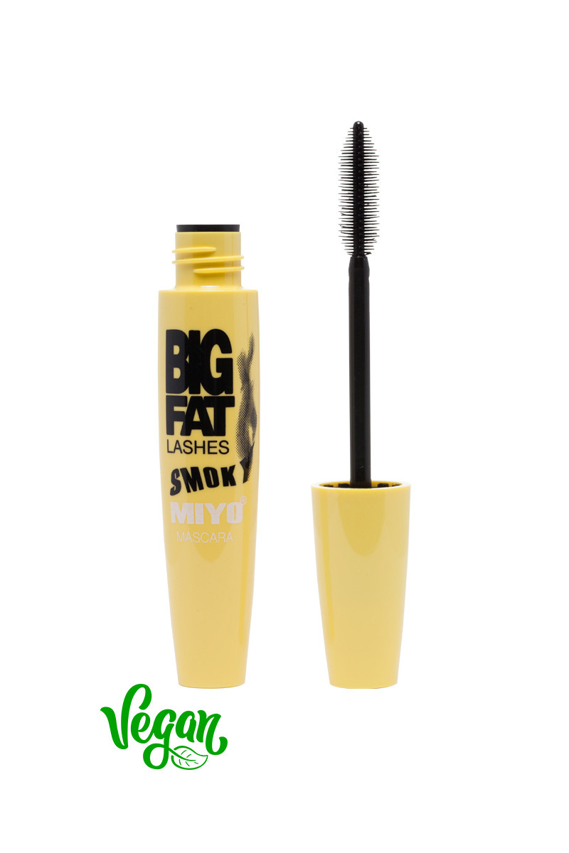 Об'ємна туш для вій "Big Fat Smoky Lashes Mascara" Miyo 10 мл