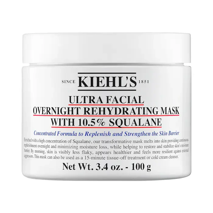 Нічна зволожуюча маска зі скваланом Kiehl's Ultra Facial Overnight Rehydrating Mask 100 мл