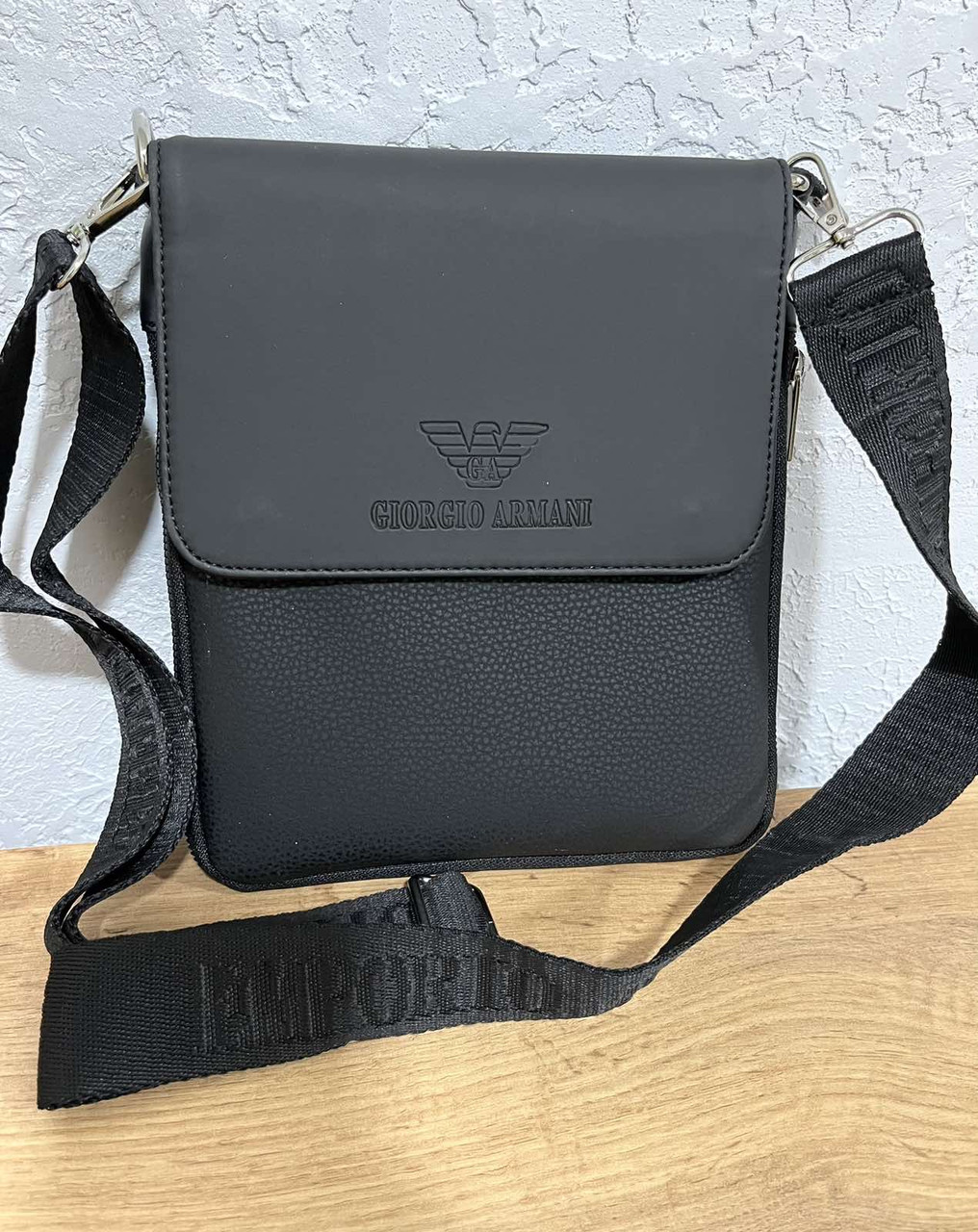 Сумка на плече Louis Vuitton LV чорна, фото 1