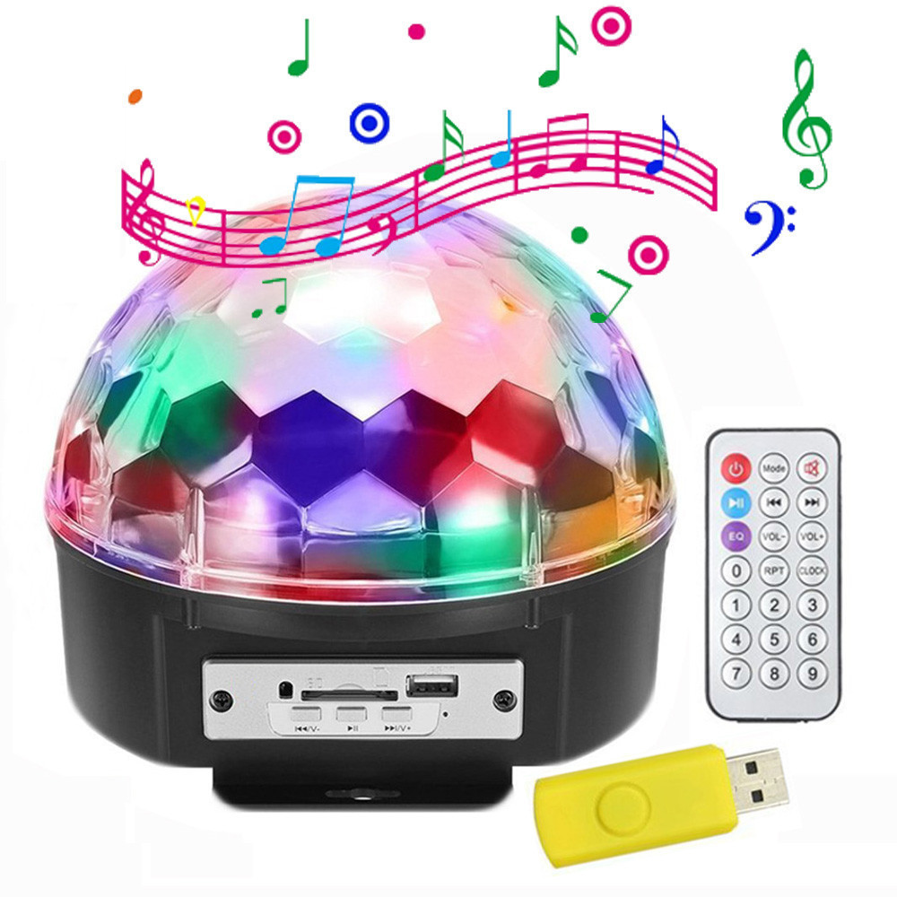 Светомузыка диско шар Magic Ball Music MP3 плеер с bluetooth (V-212)! Качество - фото 6 - id-p1811925196